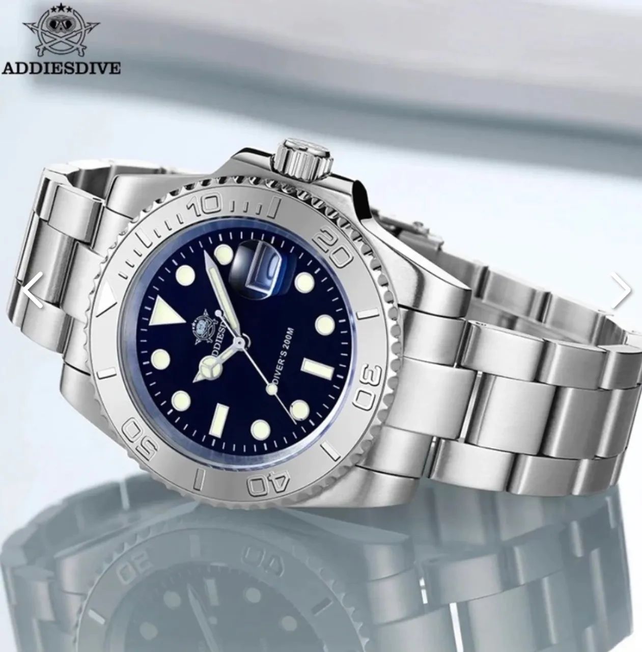 Relógio Addiesdive Masculino Quartz Modelo Wind - Foto 2