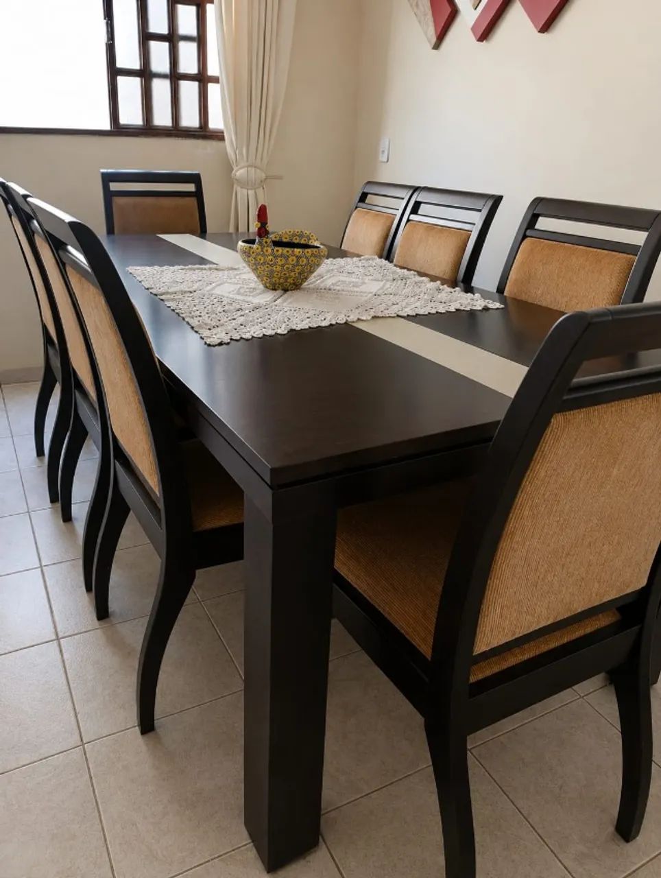 Mesa e cadeiras 8 lugares - Foto 2