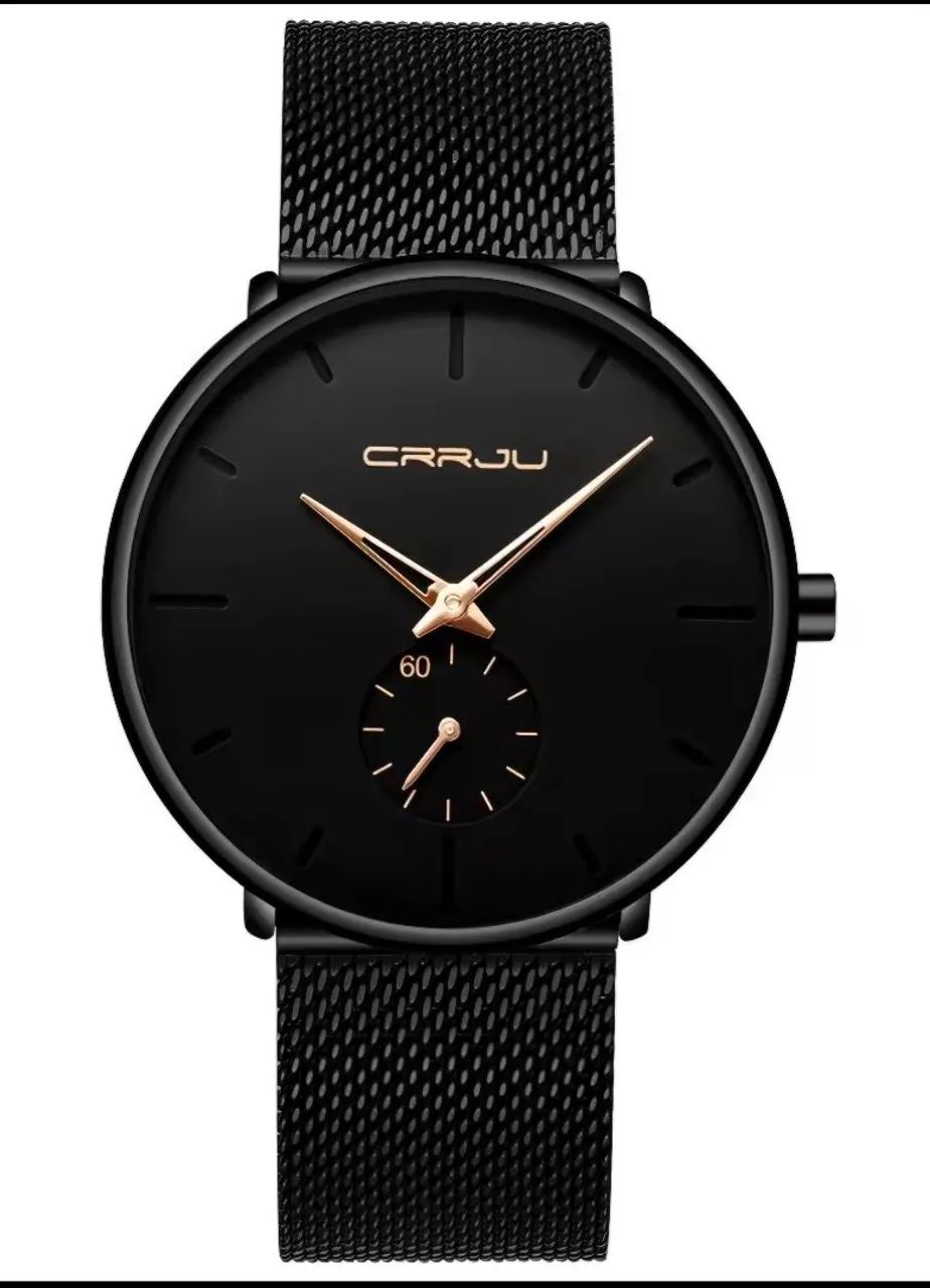 Relógio All Black Rose Gold