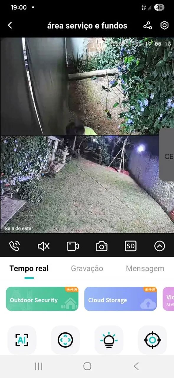 Instalação elétrica, cameras e alarmes.