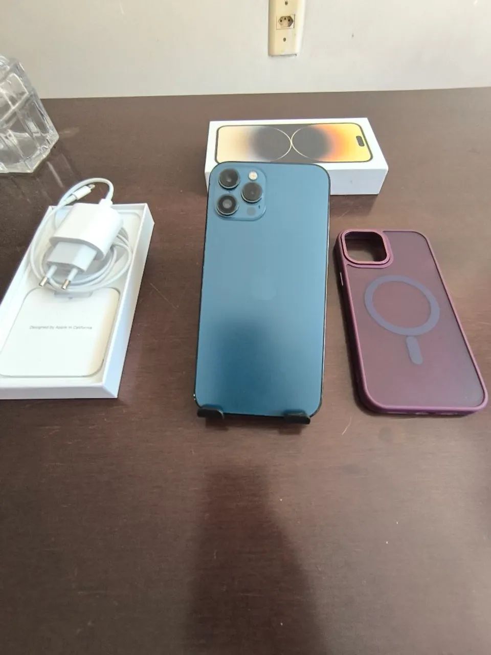 iPhone 12 Pro Max 512GB impecável + acessórios - Troco  - Foto 2