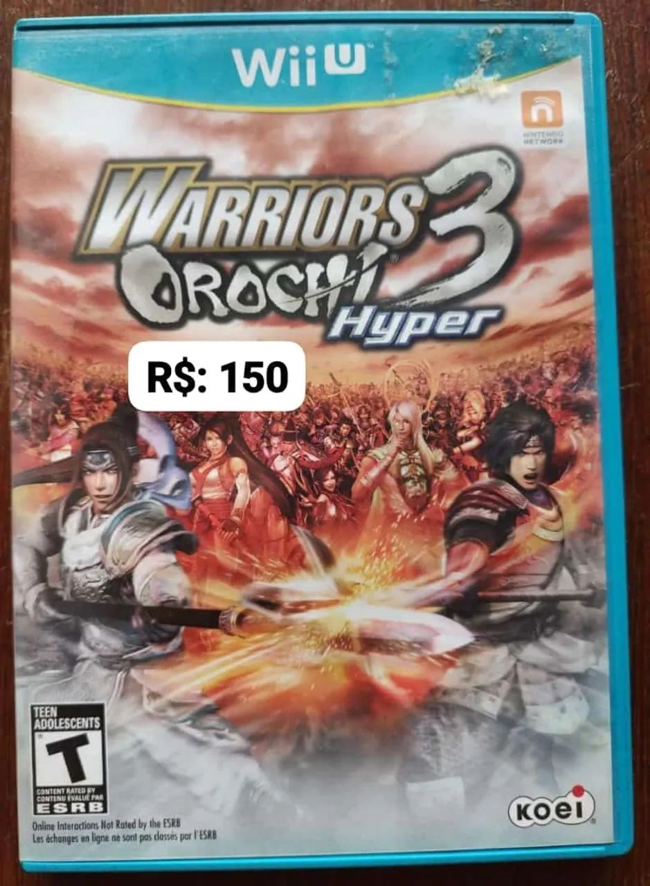 Warriors Orochi 3 Hyper = R$: 140