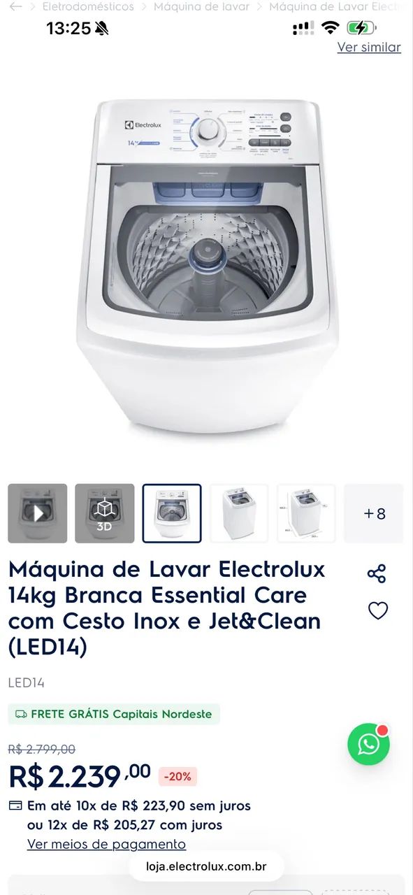 Máquina de lavar
