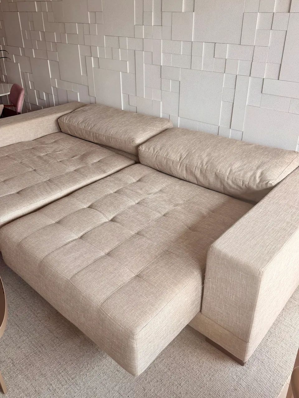 Vendo lindo sofá retrátil 2 módulos  - Foto 2