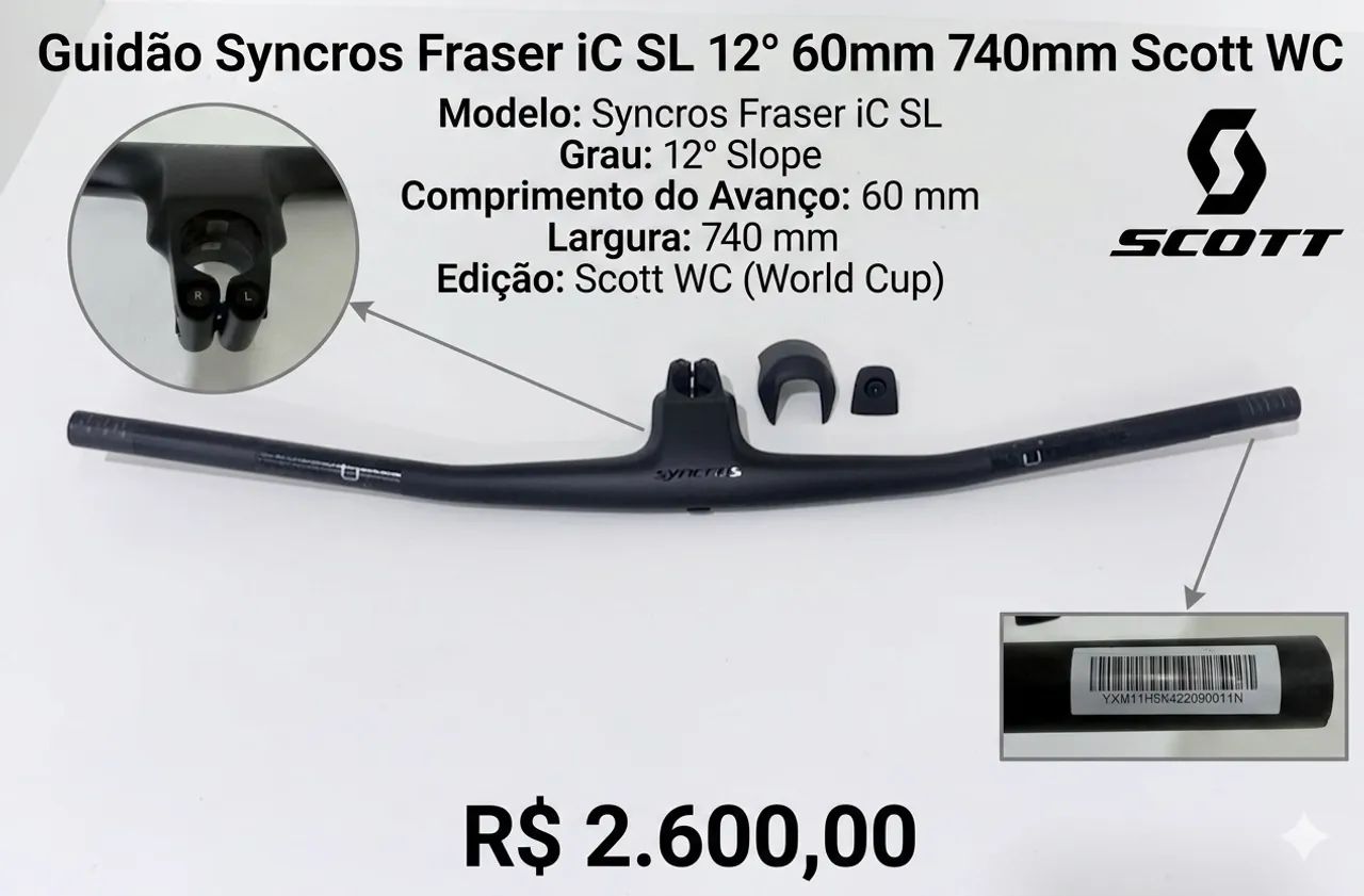 Guidão SCOTT SYNCROS  FRASIER SL WC
