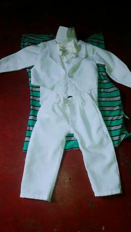 Roupa de Batizado menino usado 1 vez