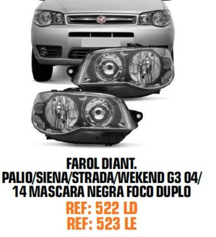 Farol Palio G3 Siena Strada G3 Máscara Negra - Foto 2