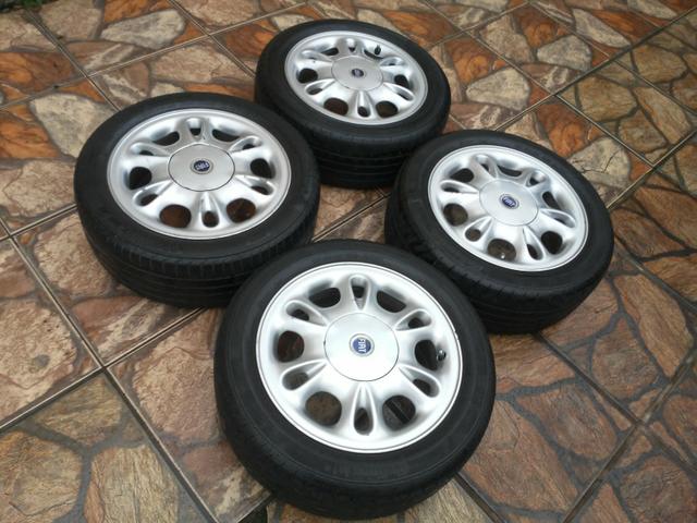 Rodas 15" Lindas Originais De Marea Com Pneus. Barbada. Aceito Trocas e Cartão - Foto 14