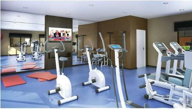 Apartamentos a 5 min do shopping são josé sacada com churrasqueira docs inclusos - Foto 4