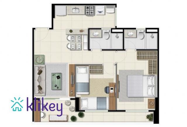 Apartamento à venda com 2 dormitórios em Dunas, Fortaleza cod:7910 - Foto 2