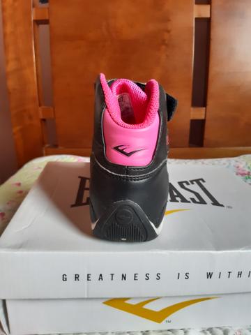 Tênis everlast preto com rosa - Foto 2