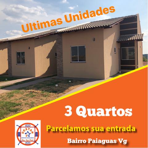 Casa de 3 Quartos Parcelo sua Entrada