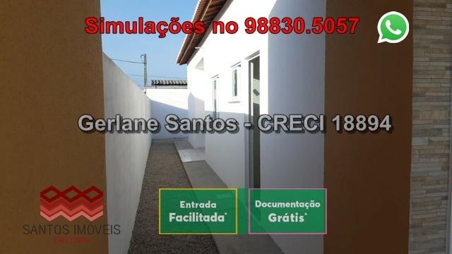 Casa de Esquina com Escritura Grátis, 02 Quartos, 02 Wc, Garagem e Quintal - Foto 3