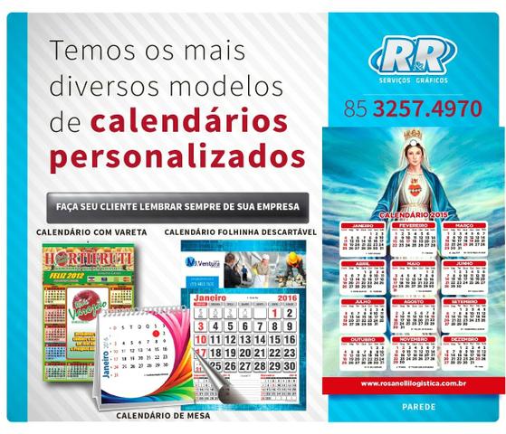 Calendários personalizados fortaleza-ceará