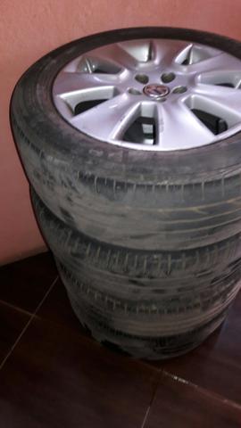 Rodas e pneus em ecelente estado roda muito ainda - Foto 3