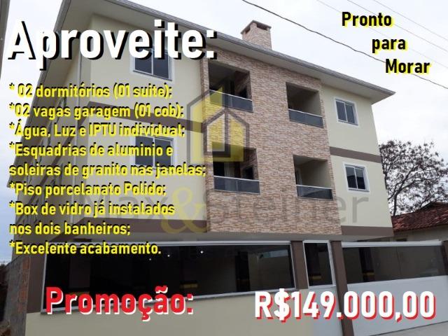 Ingleses&_ Barbada! Apartamento pronto de frente, 02 dorm (01 suíte), 02 vagas de garag