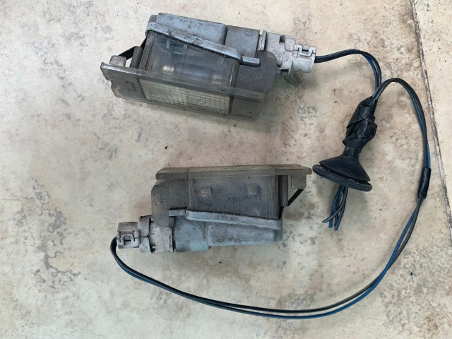 Par de luz placa renault master 2,5 original - Foto 7