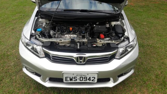 Honda Civic EXS Automatico Top de Linha + Teto Solar 2012 - Foto 7