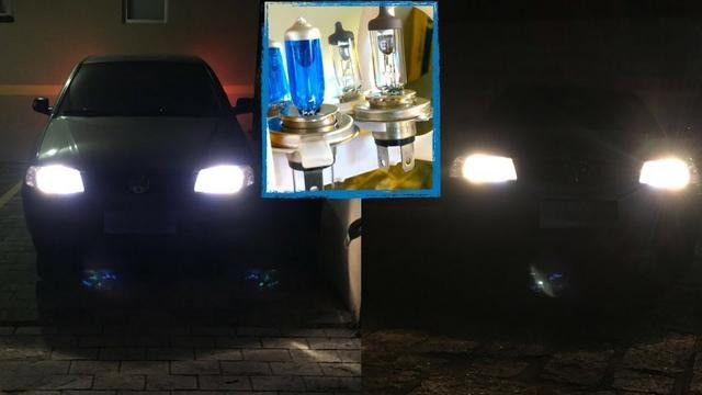 Lâmpada Super Branca 8.500K P/ Todos os Carros - H3 / H1 / H4 / H7 / H8 / H16 - Foto 2