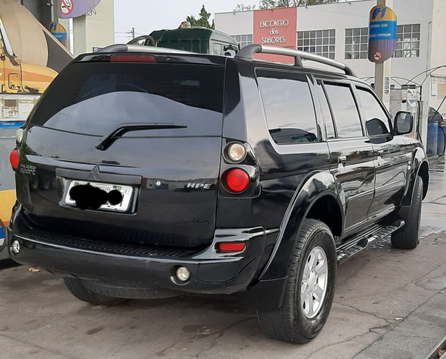 PAJERO SPORT TURBO DIESEL 2008 PRETA