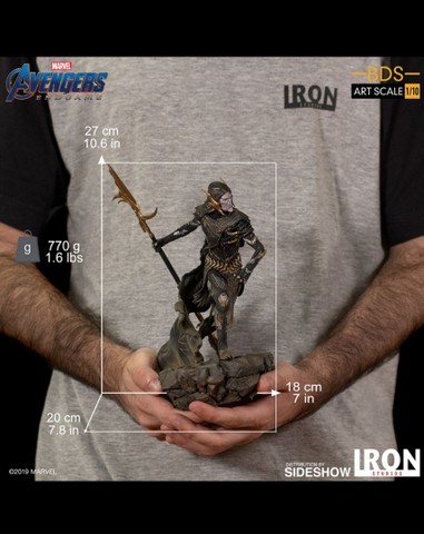 Black Order Ebony Maw Corvus Glaive Proxima Midnight Iron Studios Avengers Endgame  - Foto 4