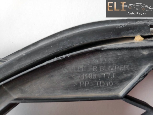 Grade Inferior Parachoque Dianteiro Honda HRV 2015 2016 2017 Original - Foto 3