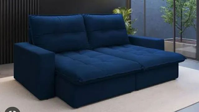 Sofá retrátil e reclinável luxor (2,30 largura)*