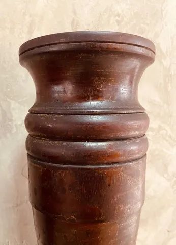 Pilão antigo em madeira de lei - Foto 2