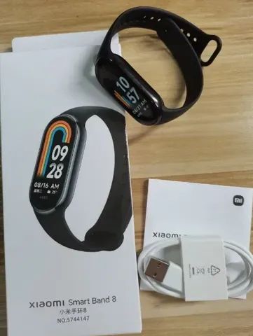 Relógio Xiaomi Mi Band 8 Original Lacrada + Película