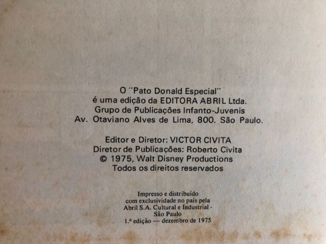 Revista em Quadrinhos Pato Donald Comemorativa dos 25 anos do personagem (edição de 1975) - Foto 4