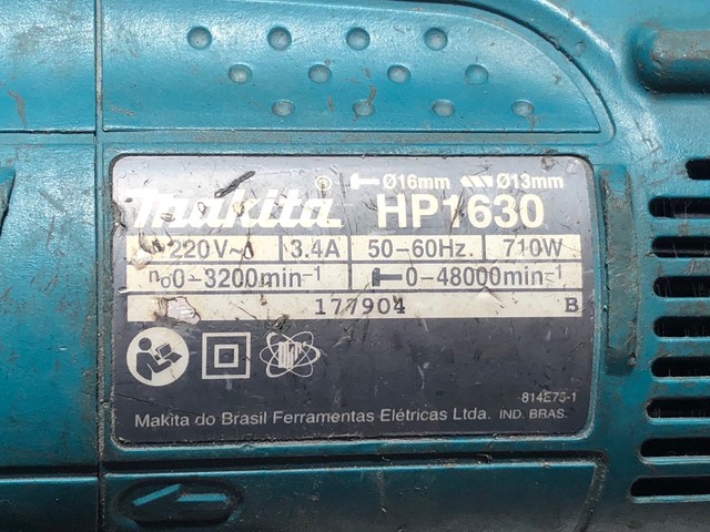 FURADEIRA PARAFUSADEIRA MAKITA PROFISSIONAL 220v - Foto 2