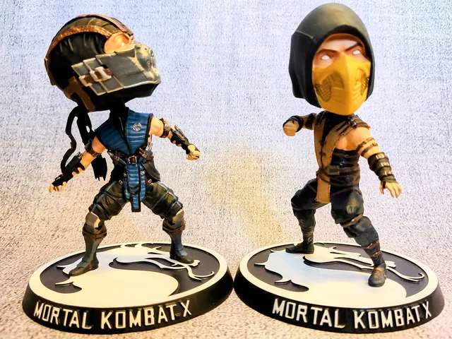 Sub-zero Mortal Kombat X Mezco Game Figura Boneco Console