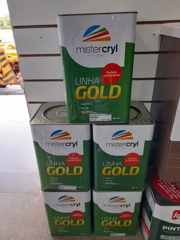 Tinta Acrilica Rende Muito Mystercryl Exteror Lata 18LT Padrao Coral