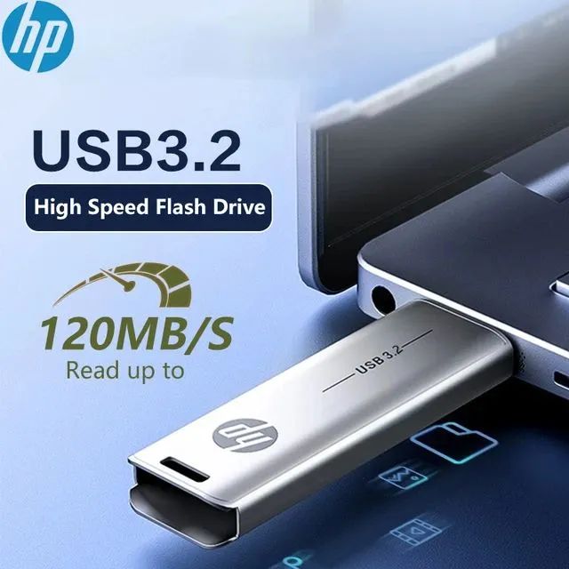 Pendrive HP metal 64gb Original 