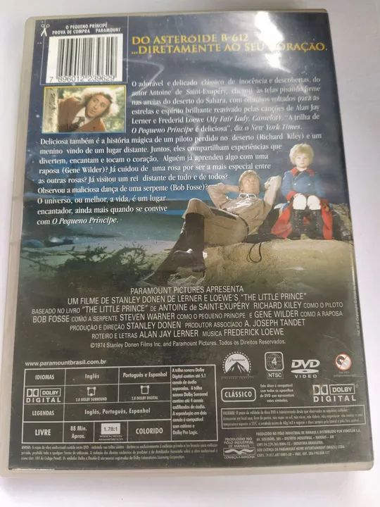 DVD O Pequeno Príncipe - Paramount - Foto 2
