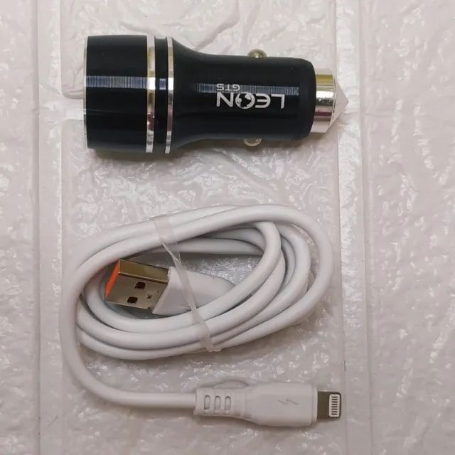 Carregador Veicular 6.1a Leon C06-i8 Iphone 2usb - Foto 2