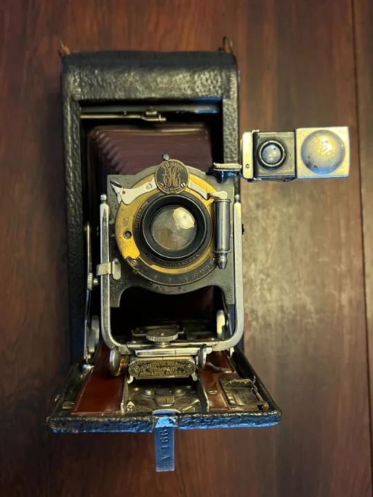 Camera fotografica KODAK FOLDING POCKET NO. 3-A Model B-4 analógica de filme - Foto 3