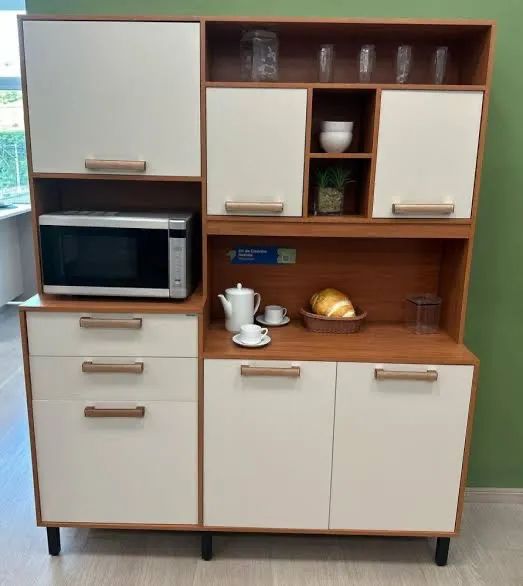 Kit cozinha 6 portas Nápoles 18349 - ENTREGA HOJE !!! 