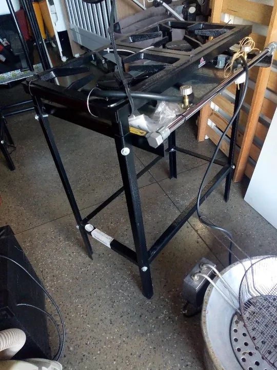 2 bocas industrial fogão novo 