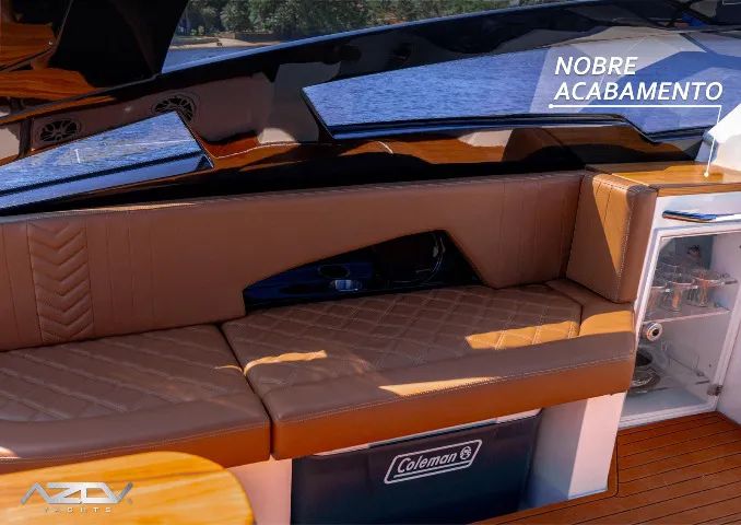 Lancha Azov Z260 Maior Espaço Interno Da Categoria 14 Pess., Acabamento, Navegabilidade - Foto 5