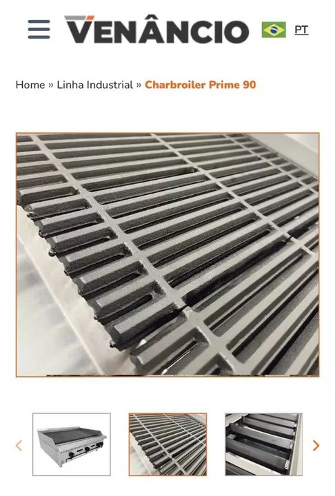 Chapa char broiler linha prime marca venâncio - top do mercado  - Foto 5