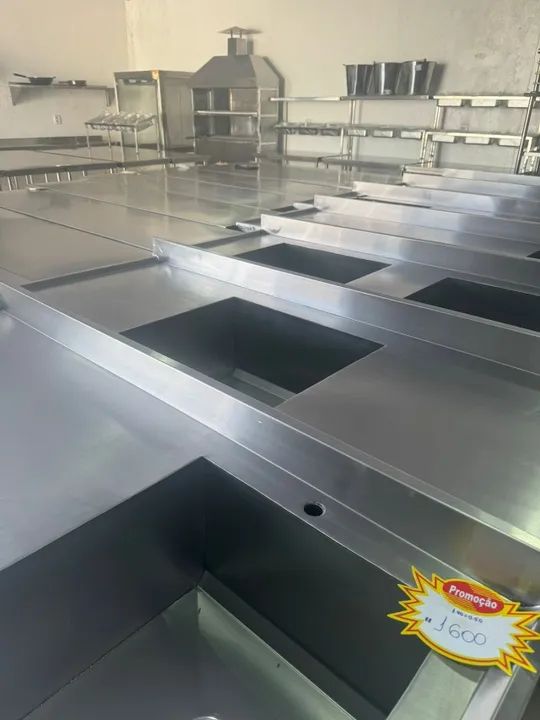 Mesas inox._ Fabricação em BSB. - Foto 5