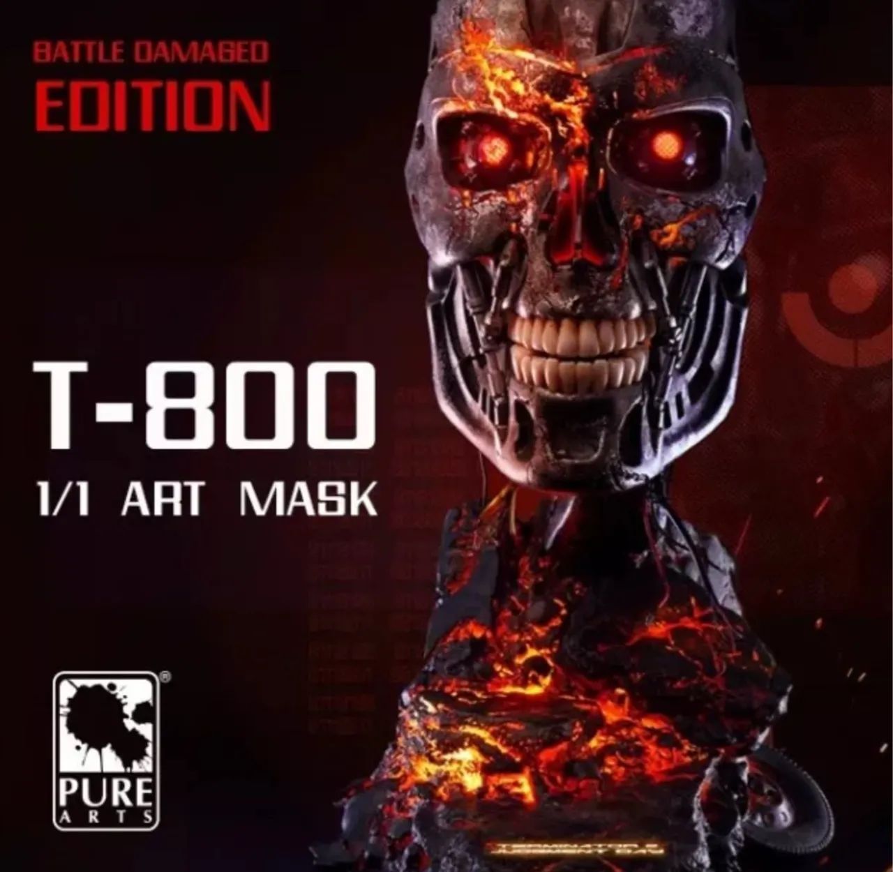 Pure Arts Terminator 2 T-800 Damaged 1:1