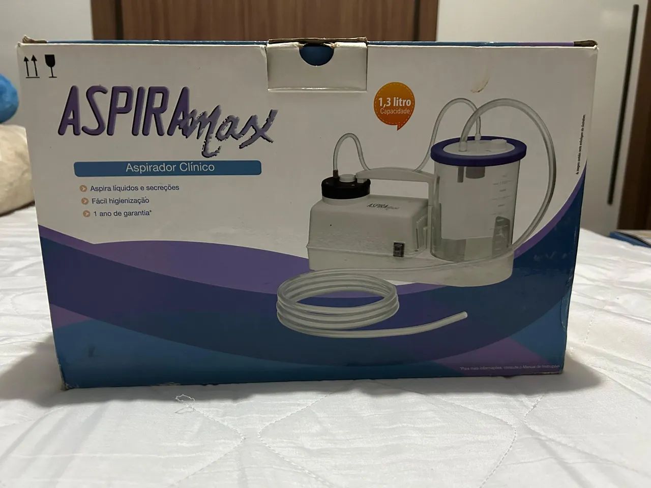 Aspirador Clínico ASPIRAMax 1.3 Litros - Novo - Foto 2