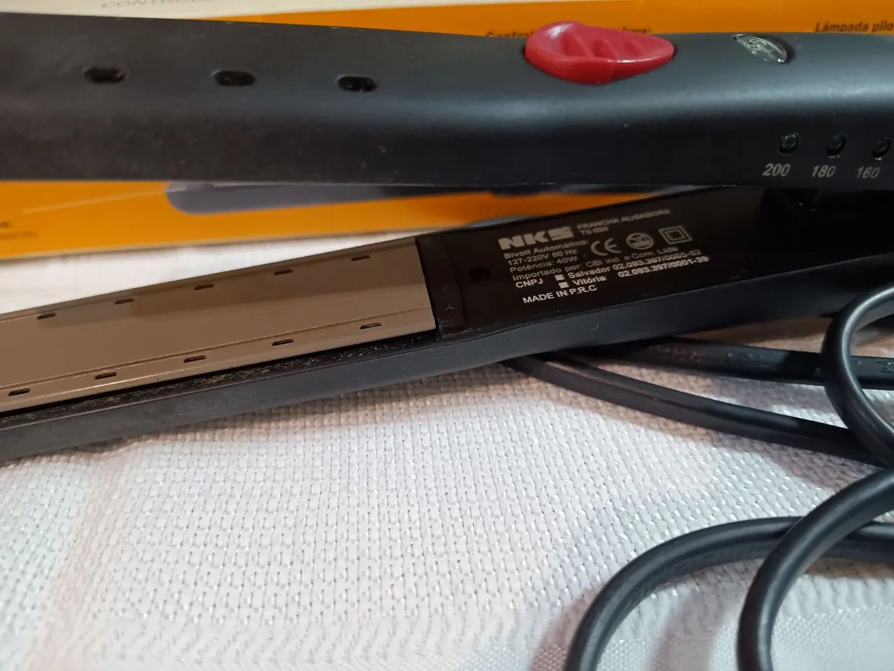 Prancha de cabelo NKS Titanium Ion - Foto 2