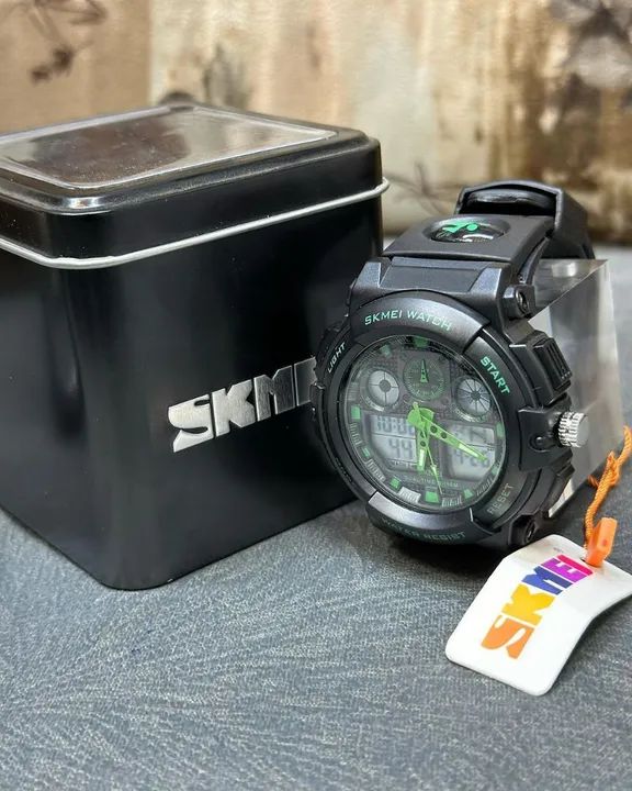 RELÓGIO ORIGINAL SKMEI DUAL TIME - Foto 4