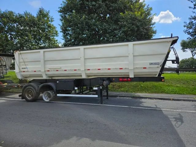 Rodocaçamba Randon Ano 20 Dolly Reto lona Fácil Rodado Disco Sem pneus  - Foto 7