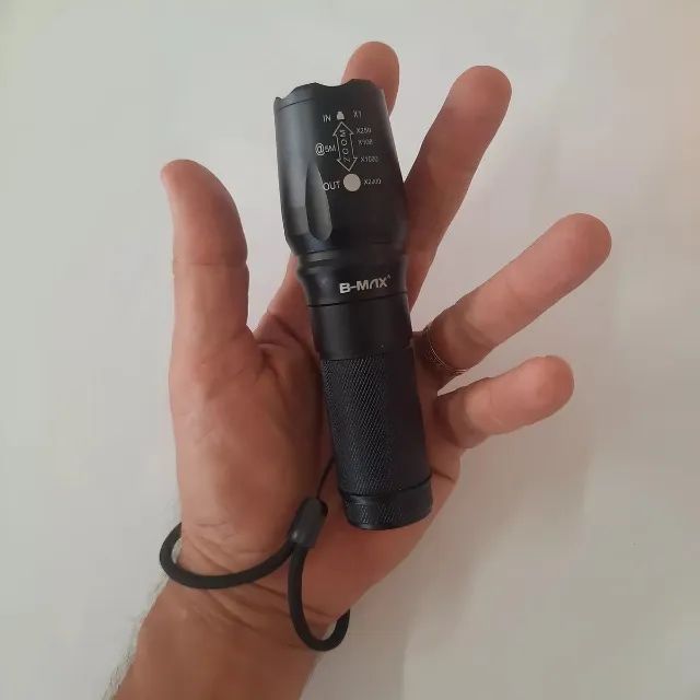 Lanterna Recarregável Tática X900 Led Potente Com Super Zoom - Loja Coimbra Computadores - Foto 3