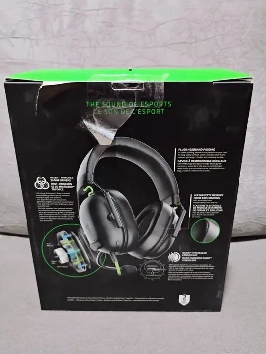 Caixa vazia Headset Gamer Razer BlackShark V2 Special Edition - Leia a descrição - Foto 2