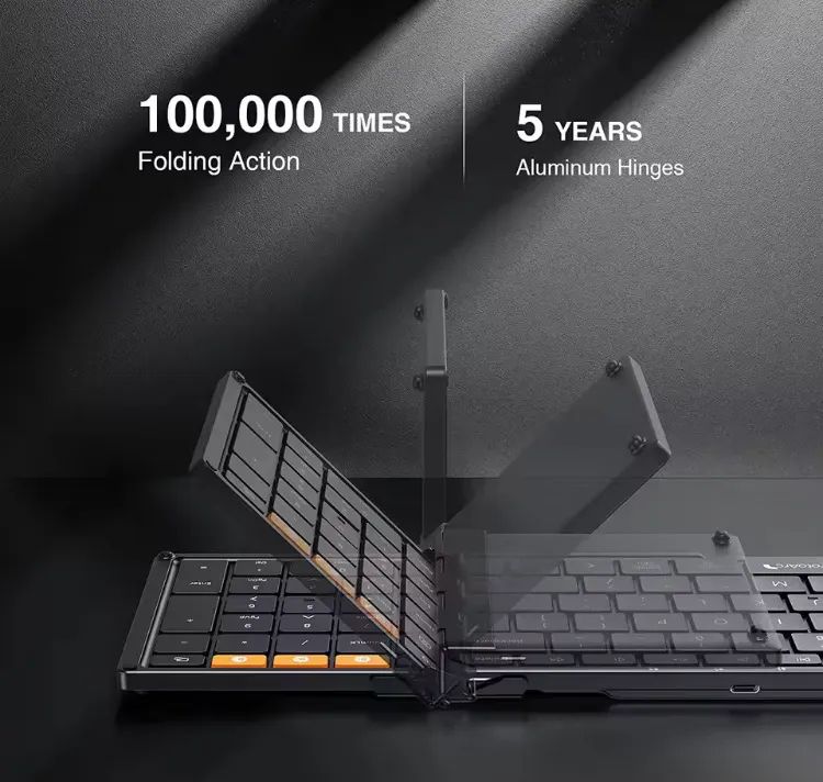 Venda Urgente! Teclado novo na caixa ProtoArc dobrável bluetooth 3 dispositivo - Foto 5
